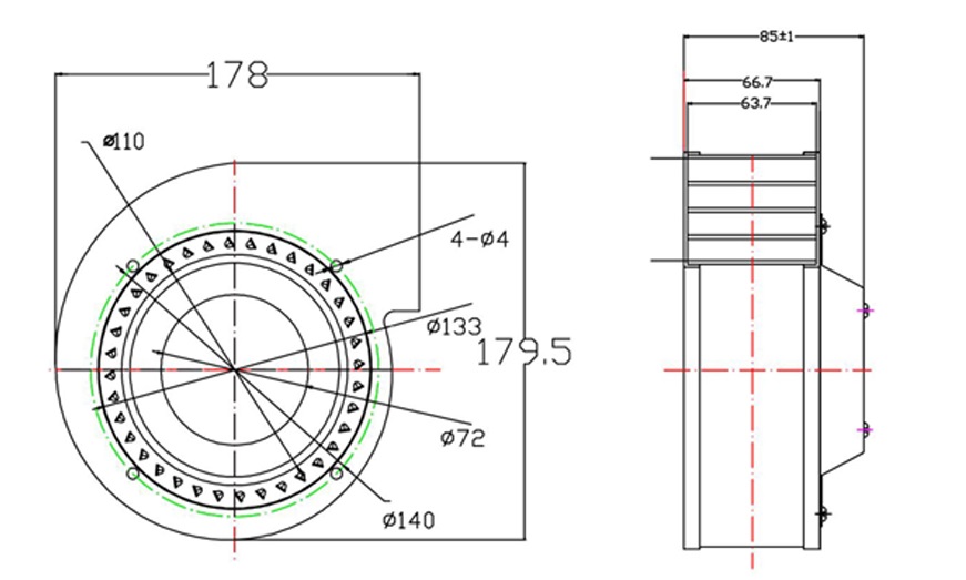 MFB18060 Dimensions